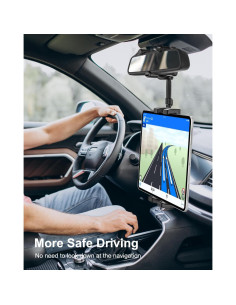 Soporte para Tablet en Espejo Retrovisor Phichy Ajustable 11.9-33 cm 2