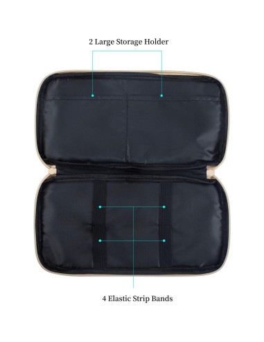 Soporte de CD para coche alavisxf xx con 12 fundas y bolsillo