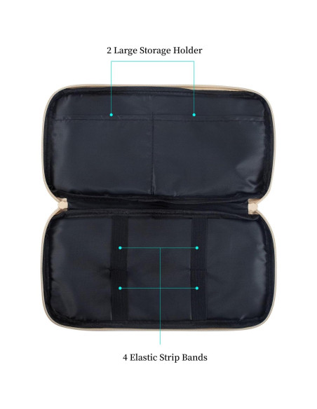 Soporte de CD para coche alavisxf xx con 12 fundas y bolsillo