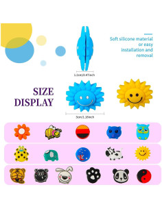 Amortiguadores de Vibración para Raquetas de Tenis Chalyna - 25 Piezas de Silicona 2