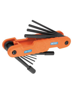 Juego de Llaves Hexagonales Plegables Klein Tools 10 Tamaños Métricos