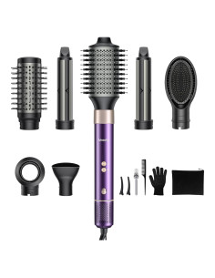 Set de Cepillo Secador 7 en 1 Vincofy - Alisado y Rizado