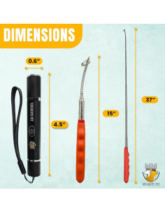 Juego Interactivo 3-en-1 para Gatos Kingdom's Pet - Puntero Láser, Varita y Plumas 2