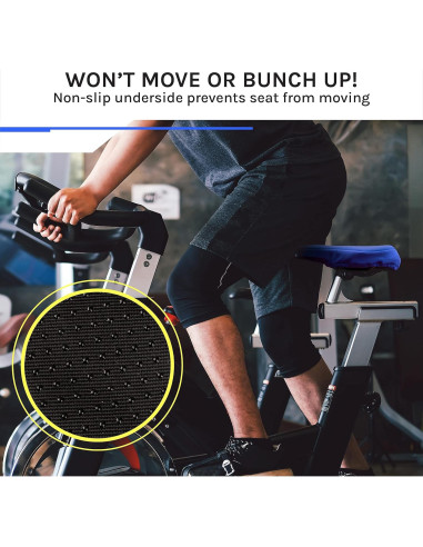 Cojín de Asiento de Gel Domain Cycling 26.7x17.8cm Antideslizante