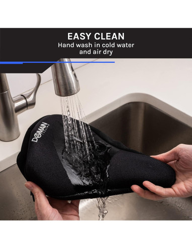 Cojín de Asiento de Gel Domain Cycling 26.7x17.8cm Antideslizante