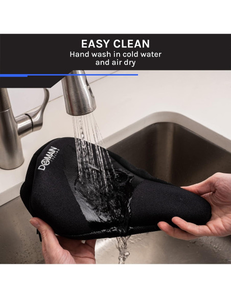 Cojín de Asiento de Gel Domain Cycling 26.7x17.8cm Antideslizante