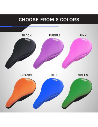 Cojín de Asiento de Gel Domain Cycling 26.7x17.8cm Antideslizante