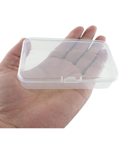 12 Mini Contenedores de Almacenamiento Plástico MFDSJ 11.4x8.6 cm