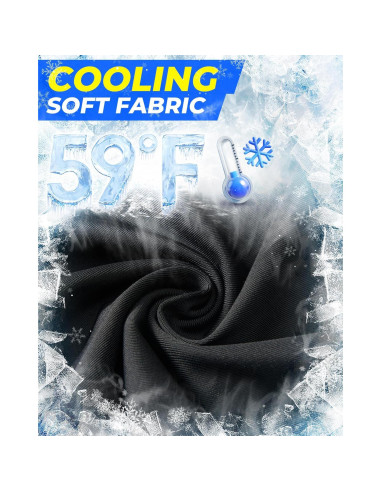 Mascarilla Balaclava Transpirable 3-en-1 UV Negra para Hombres