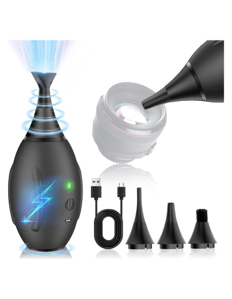 Soplador de aire eléctrico LYNCA con 4 boquillas para limpieza