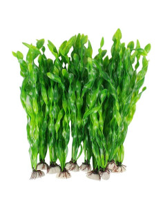 Plantas de Acuario Artificiales MyLifeUNIT 10 Piezas Verde 30.48cm