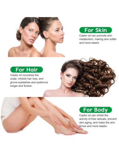 Aceite de Ricino Negro Jamaicano Tiuedu 59.7 ml Puro para Cabello