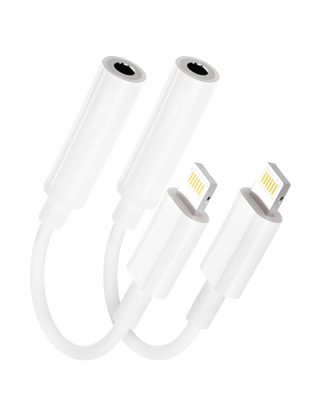 Adaptador Lightning a 3.5mm Fonestuff 2 Pack para iPhone