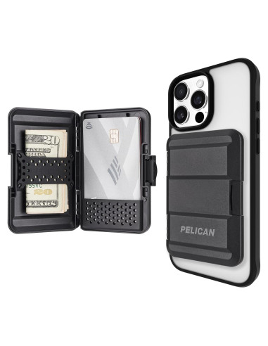 Billetera MagSafe Pelican para iPhone 16/15/14/13/12 - Negro
