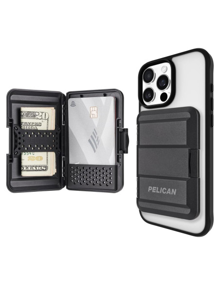 Billetera MagSafe Pelican para iPhone 16/15/14/13/12 - Negro