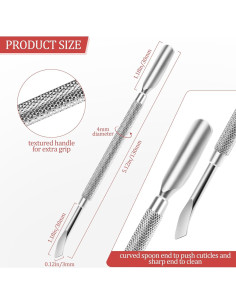 Empujador de Cutículas y Removedor de Esmalte SMLBJUTE 13 cm 2