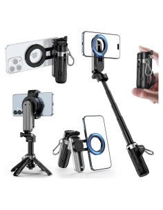 Trípode Mini Selfie CloudValley 4-en-1 Plegable 360