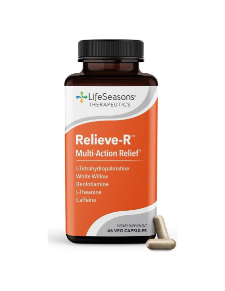 LifeSeasons Relieve-R - Suplemento Natural para Alivio de Dolores - 46 Cápsulas