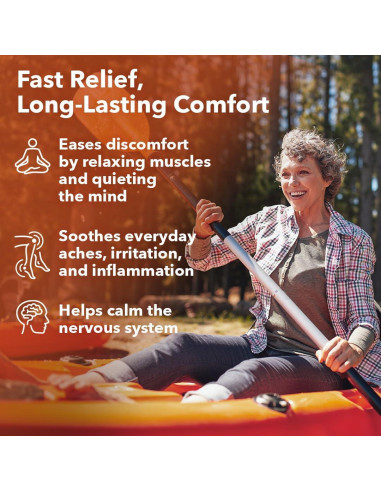 LifeSeasons Relieve-R - Suplemento Natural para Alivio de Dolores - 46 Cápsulas