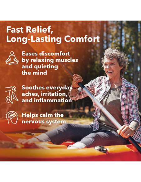 LifeSeasons Relieve-R - Suplemento Natural para Alivio de Dolores - 46 Cápsulas