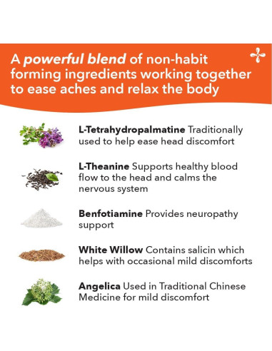 LifeSeasons Relieve-R - Suplemento Natural para Alivio de Dolores - 46 Cápsulas