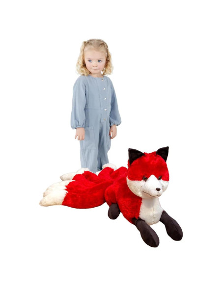 Juguete de peluche zorro de nueve colas ELAINREN 55.88cm