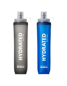 Botella de Agua Plegable WEMEET 500ml Libre de BPA - 2 Paquetes