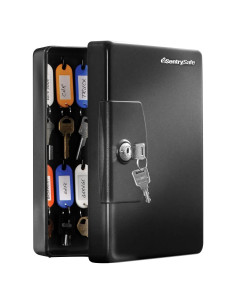 Caja de Llaves SentrySafe KB-25, Negra, Montaje en Pared, 25 Ganchos