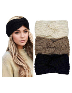 Diademas de Invierno Huachi para Mujeres - 4 Piezas Cálidas