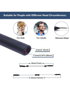 Correa Ajustable para Gafas ANYGIFT - Paquete de 3 Unidades 2