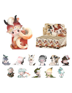 Figuras POP MART DIMOO Historias en la Taza - 12 Pcs Sorpresa