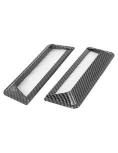 Cubierta de Entrada de Aire Decorativa X AUTOHAUX 2 Pcs 32x8x2.7cm