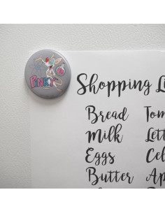 Imán de Botón Pinky y El Cerebro 5.7 cm - Oficial 2