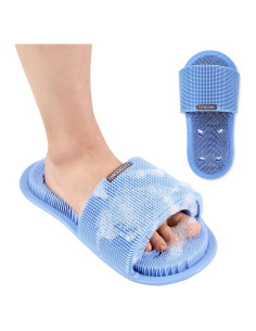 Exfoliador de pies de silicona TATBOOMU con ventosas antideslizantes