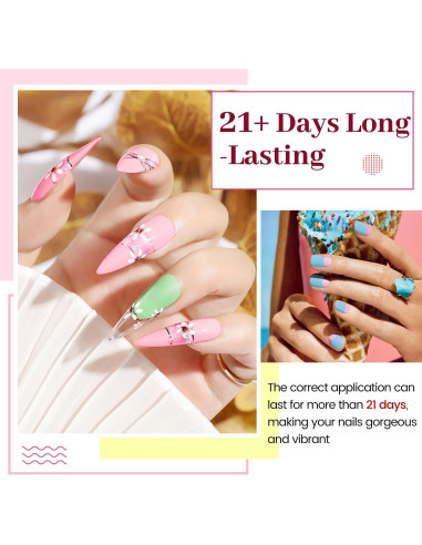 Kit de Esmalte en Gel JODSONE 23 Piezas Colorido