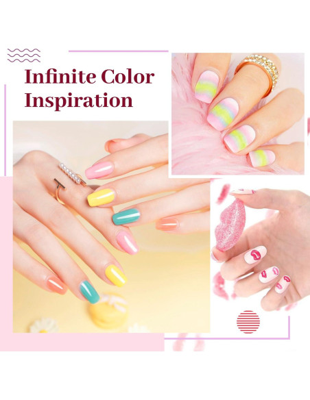 Kit de Esmalte en Gel JODSONE 23 Piezas Colorido