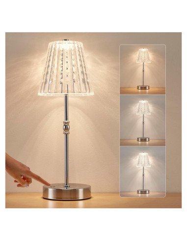 Lámpara de Mesa Inalámbrica SAIWEYA TM-T08 2500mAh Regulable