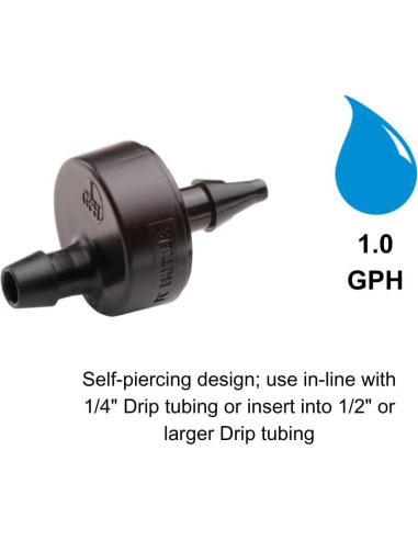 Emisores de Goteo Rain Bird SW10-30PS, 30-Pack, 3.785 LPH