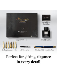 Juego de Caligrafía de Lujo Ellington - Azul, 1 Unidad 2