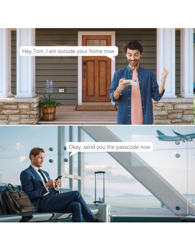 Cerradura Inteligente BEBASIA BA2H con Huella Dactilar y Bluetooth