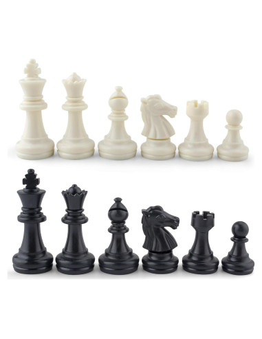 Conjunto de Piezas de Ajedrez Magnéticas DINOBROS 32 Piezas