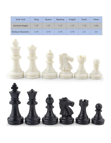 Conjunto de Piezas de Ajedrez Magnéticas DINOBROS 32 Piezas