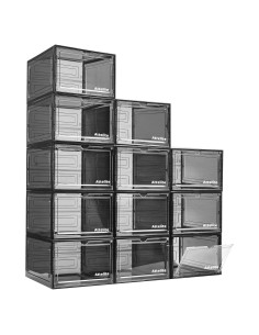 Contenedores de Almacenamiento para Zapatos Attelite 12 Piezas