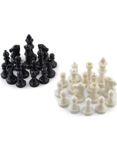 Conjunto de Piezas de Ajedrez Magnéticas DINOBROS 32 Piezas