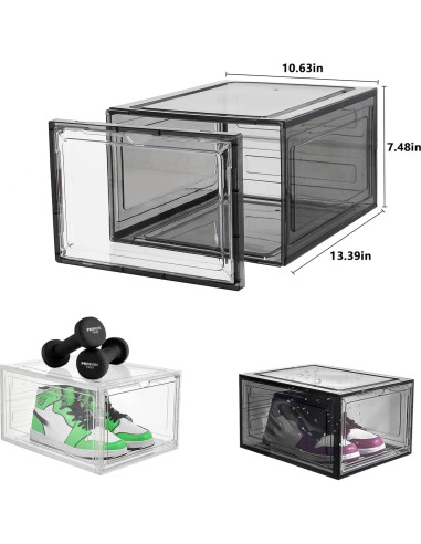 Contenedores de Almacenamiento para Zapatos Attelite 12 Piezas