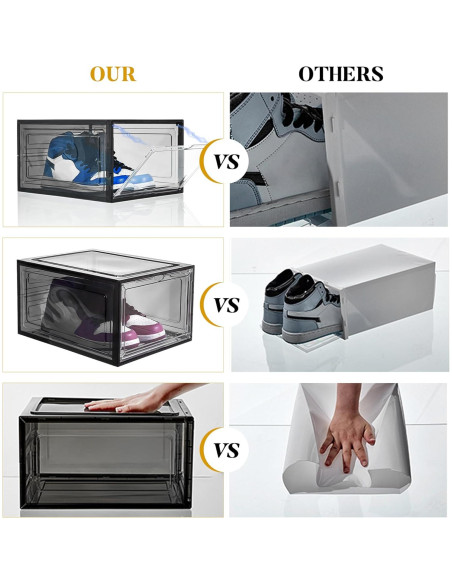 Contenedores de Almacenamiento para Zapatos Attelite 12 Piezas