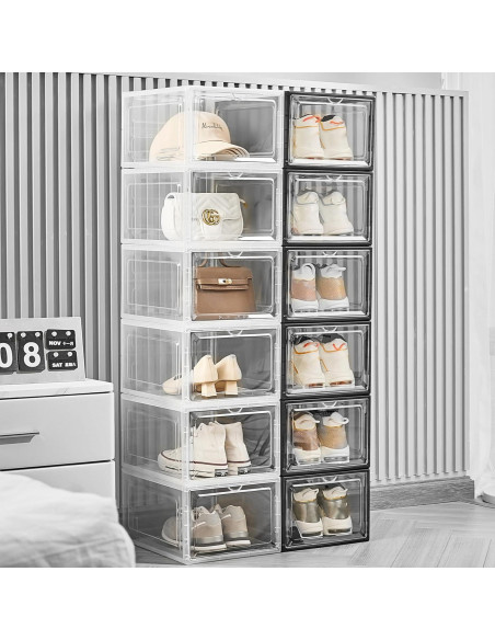 Contenedores de Almacenamiento para Zapatos Attelite 12 Piezas