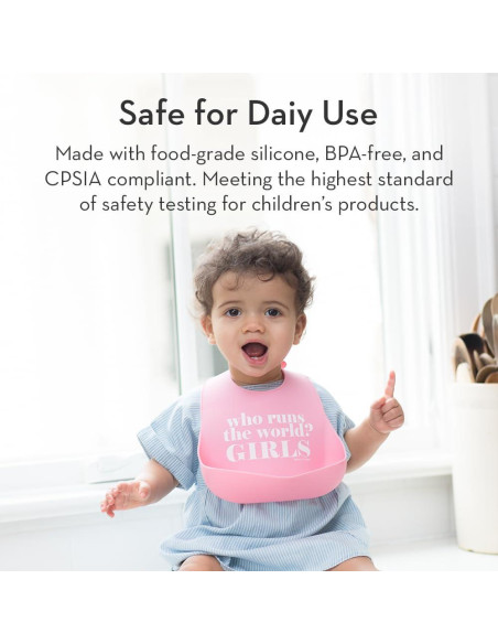 Babero de Silicona Bella Tunno para Bebés 4-36 meses