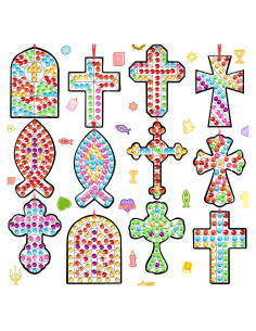 Kit de Manualidades de Atrapa Sol WinnerWhy 36 Piezas Cruz