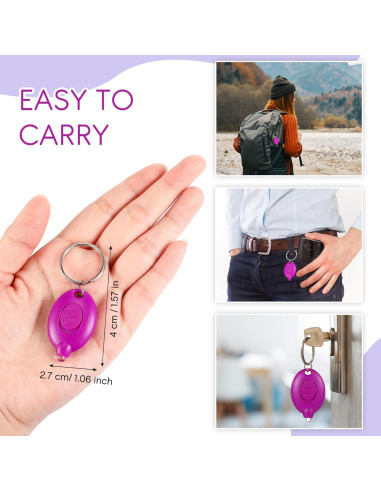 100 Mini Linternas UV de Llavero VIHOSE 395nm Portátiles